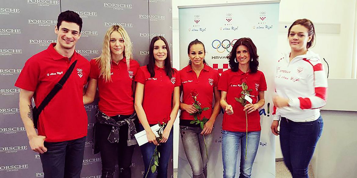 Jedan dio olimpijaca je sudjelovao na predstavljanju