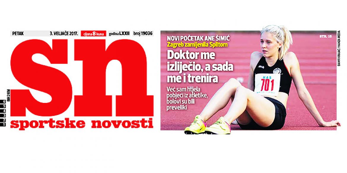 Isječak s naslovnice SN
