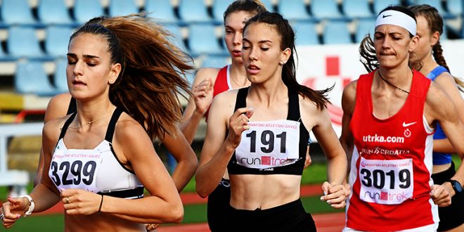 Utrka na 1500m - Lorena Bartaković