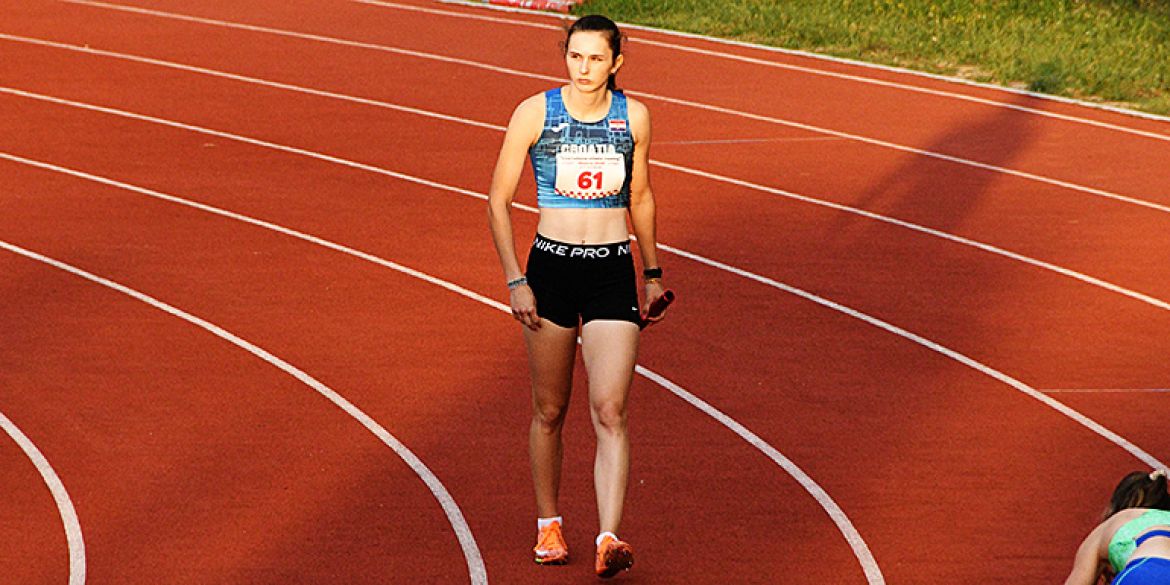 Laura Matko prije starta