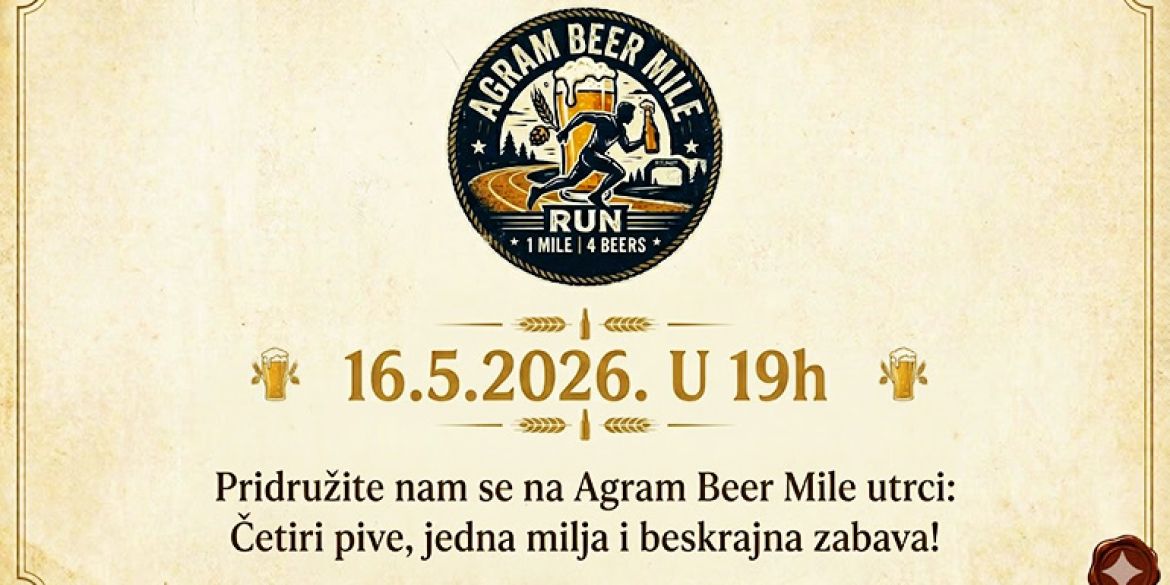 GOLDEN DAY BEER MILE RUN Ova nedjelja nudi mogućnost prijave po jeftinijoj cijeni